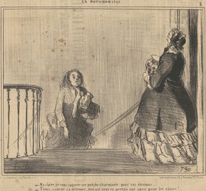 Min kjære, jeg gir deg en potiche... av Honoré Daumier
