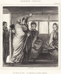 Madeleine-Bastille av Honoré Daumier