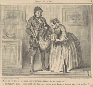 Men hvor er rapphønen av Honoré Daumier