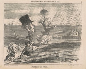 Savner konvoien av Honoré Daumier