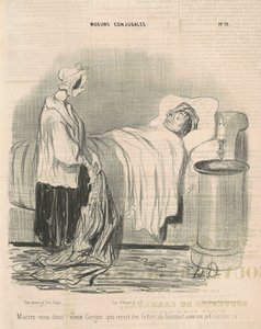 Så gift deg! gamle grigou... av Honoré Daumier
