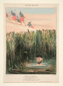 Marius ved Minturnae. Beundre ondskapen til denne store generalen av Honoré Daumier