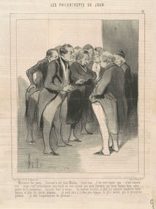 Juryens herrer... den siktede drepte Jean Maclou... av Honoré Daumier