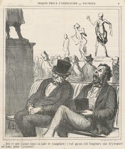 Meg hva jeg liker i skulpturrommet... av Honoré Daumier