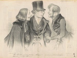 Min kjære venn, jeg presenterer for deg Mr.... av Honoré Daumier