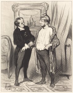 Min kjære, jeg forsikrer deg om at jeg... av Honoré Daumier