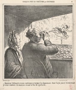 Mr. Colimard hvis du fortsetter... av Honoré Daumier