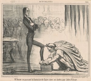 Mr. Hume later som... av Honoré Daumier