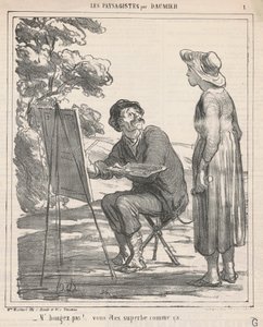 Ikke beveg deg! ... av Honoré Daumier