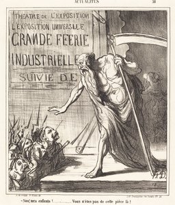 Nu... nu ești din camera aceea! norvegian av Honoré Daumier