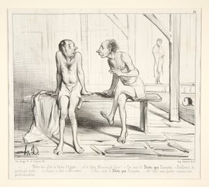 Vår gode allierte Pacha d av Honoré Daumier