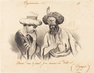 Matet i serai... av Honoré Daumier