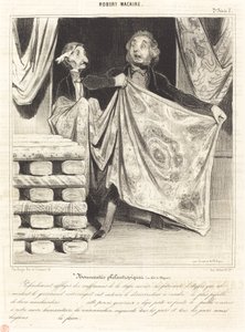 Filantropiske nyheter... av Honoré Daumier