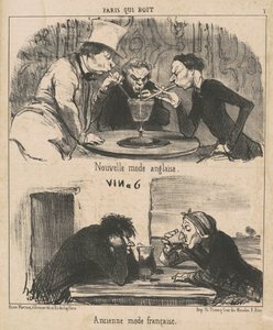 Ny engelsk mote av Honoré Daumier