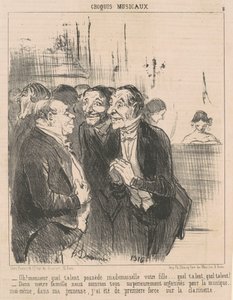 Åh! Sir, hvilket talent har ... av Honoré Daumier