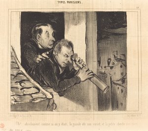 Å!... absolutt som om vi var der; den store... av Honoré Daumier