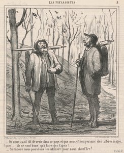 Vi fikk beskjed om å komme til dette landet... av Honoré Daumier