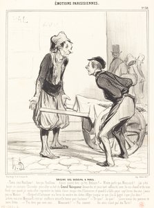 Opprinnelsen til Bedoinene i Paris av Honoré Daumier