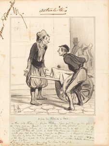 Opprinnelsen til Bedoinene i Paris av Honoré Daumier