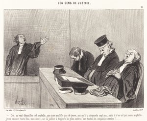 Ja, vi ønsker å rane denne foreldreløse... av Honoré Daumier