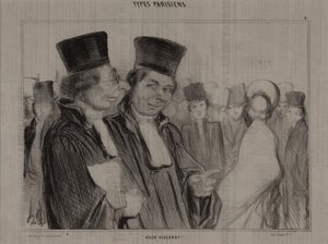 Parisiske typer, nei. 4: Gammel skurk! av Honoré Daumier