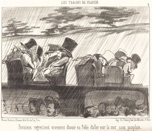 Parisere som angrer dypt... av Honoré Daumier