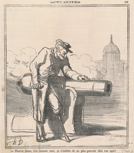 Stakkars gamle! Du er som meg... av Honoré Daumier