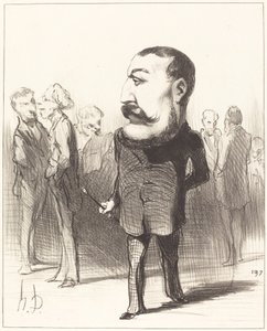 Pierre-Napoleon Bonaparte av Honoré Daumier