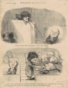 Pierre Leroux vågal apostrof... av Honoré Daumier