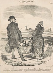Oftere enn du vil fortsatt fange meg når jeg tilfredsstiller lysten din på å gå ut og spise middag på gresset. . . Vi har gått i to timer og vi har ikke funnet en eneste qazon ennå. . . Hvis jeg hadde visst det, ville jeg ha stappet det store teppet vårt i av Honoré Daumier