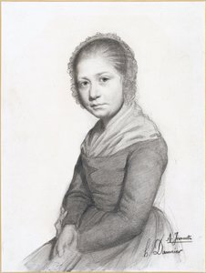 Portrett av en jente (Jeannette) av Honoré Daumier