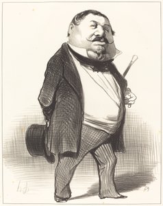 Prins Lucien Murat av Honoré Daumier