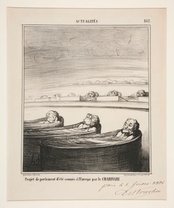 parlamentsprosjekt av Honoré Daumier