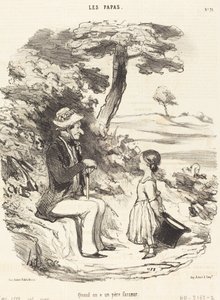 Når du har en skøyerfar av Honoré Daumier
