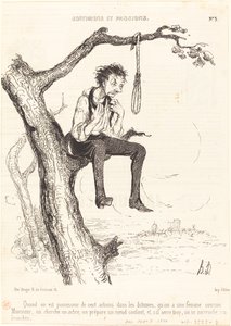 Når du eier hundre aksjer... av Honoré Daumier