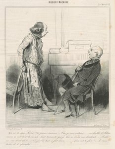 Hva er galt med deg, Robert? ... av Honoré Daumier