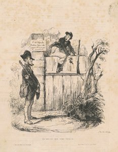Hva gjør du her... av Honoré Daumier
