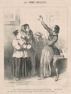 Hva er kvinnen i samfunnet i dag... av Honoré Daumier