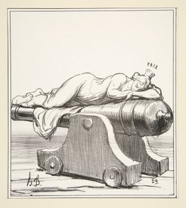 Fornyet av Turenne, fra Actualites av Honoré Daumier
