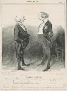 Avgjør resultater av Honoré Daumier