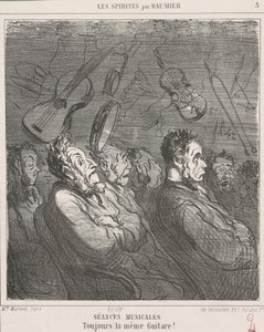 Musikalske økter av Honoré Daumier