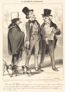 Ingen tvil om at Mr. Riflot har rett... av Honoré Daumier