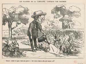 Jammen salater... av Honoré Daumier