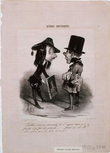 Groteske scener: Skredder ... Ta den ... av Honoré Daumier