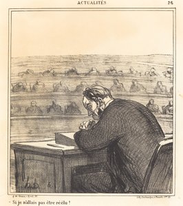 Hvis jeg ikke skulle bli gjenvalgt! av Honoré Daumier