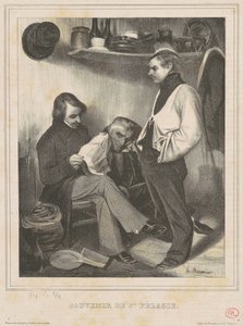 Minne om St. Pelagia av Honoré Daumier