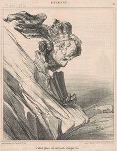 Etter å ha stått i en farlig skråning av Honoré Daumier