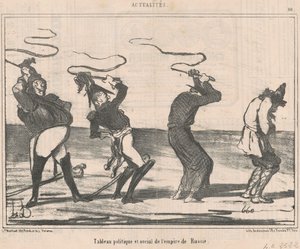 Tabell ... av det russiske imperiet av Honoré Daumier