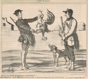 Her drepte jeg nettopp en fantastisk... av Honoré Daumier