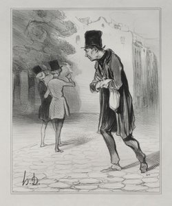 Samleren av sigarstubber av Honoré Daumier
